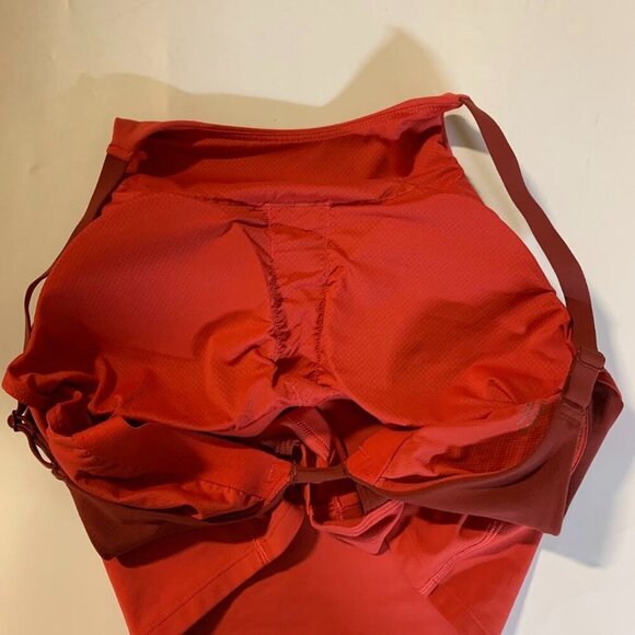 Athleta Women's Intention‎ Crop Sports Bra Lychee Cutout Adjustable Straps SZ S - Picture 7 of 11